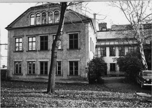 Fabrikslokalen i ett senare skede. Stadsarkivet