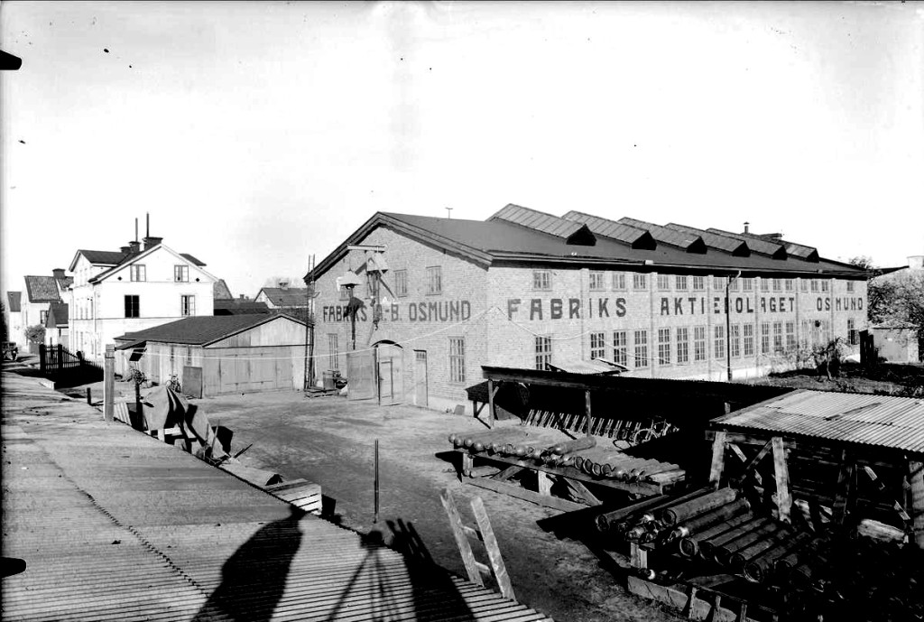 Fabriken på Adilsgatan år 1935. Foto Axel Sagerholm. UM