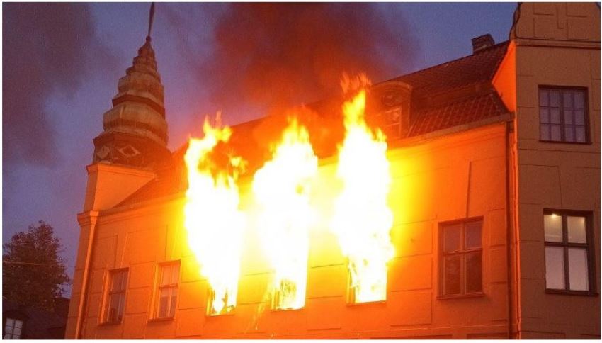 Brand UNT läsarbild